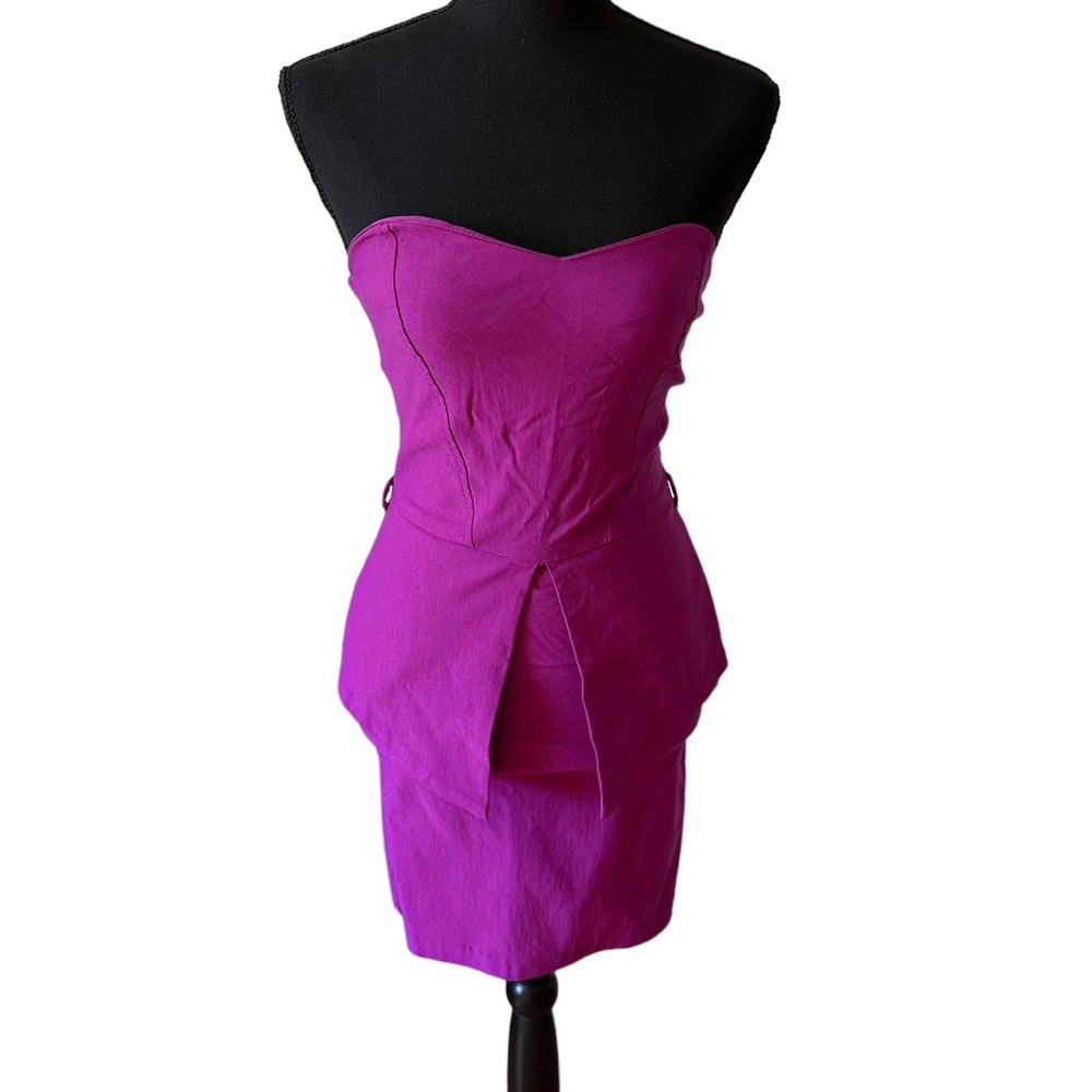 Peplum Mini Dress